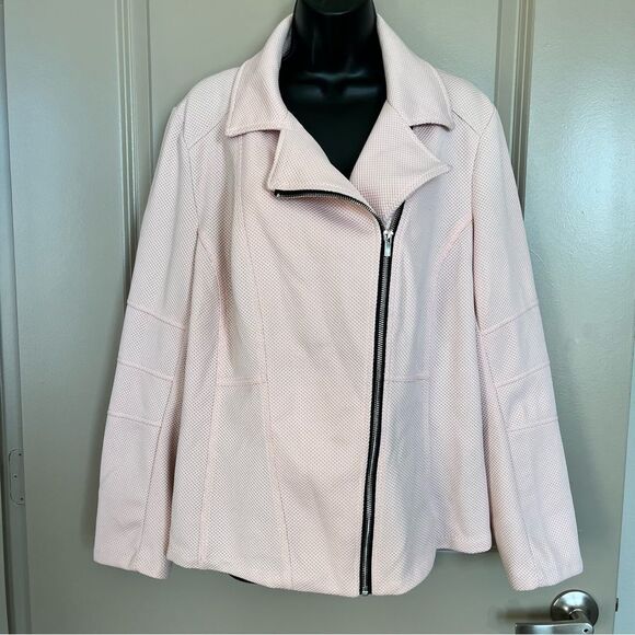 NWOT Pink Jacket 1X, Black Rivet brand - Picture 1 of 9